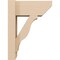 Ekena Millwork 6-in W x 12-in D x 16-in H Funston Slat Rough Cedar Woodgrain TimberThane Outlooker, Primed Tan OUTUR060X12X16FST24RCPR - alternate 2